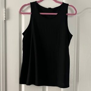 Black Sleeveless Maternity Tank Top - Classic Everyday
